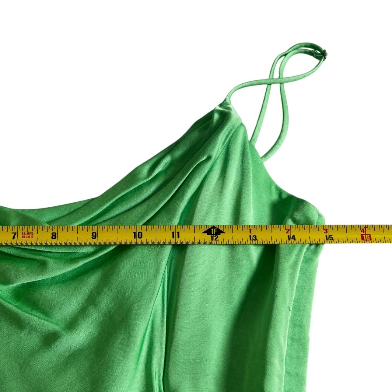 Zara Satin Effect Cowl Neck Crop Top with Corset Boning M