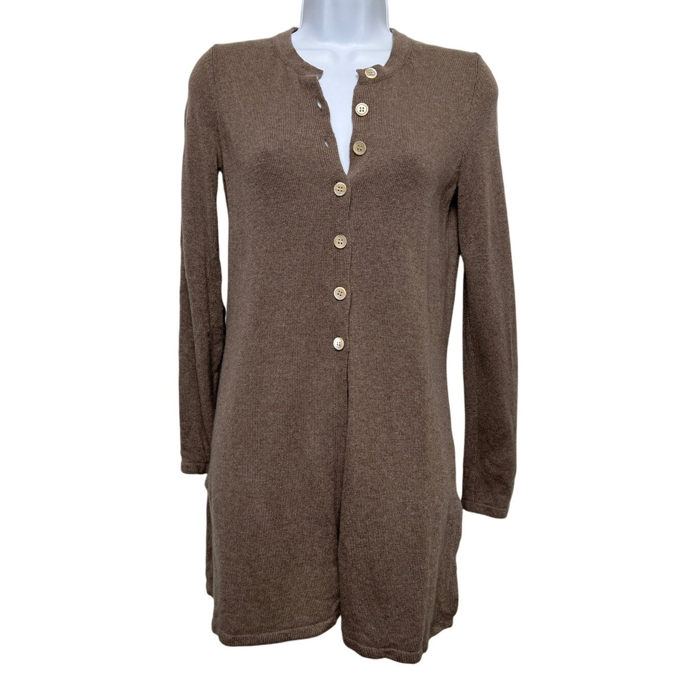 Charter Club 100% 2-Ply Cashmere Long Cardigan Sweater/S