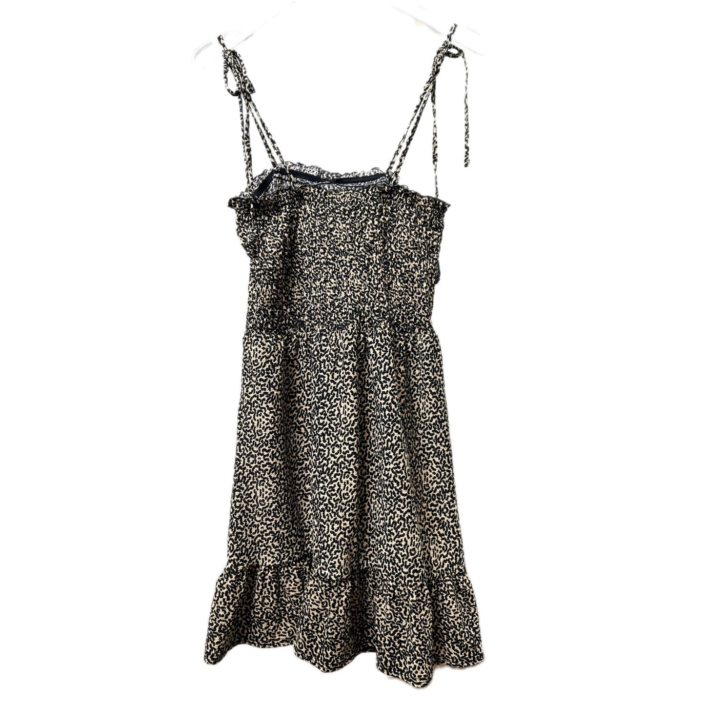 Topshop Cheetah Print Spaghetti Strap Mini Sundress/Petites Size 2
