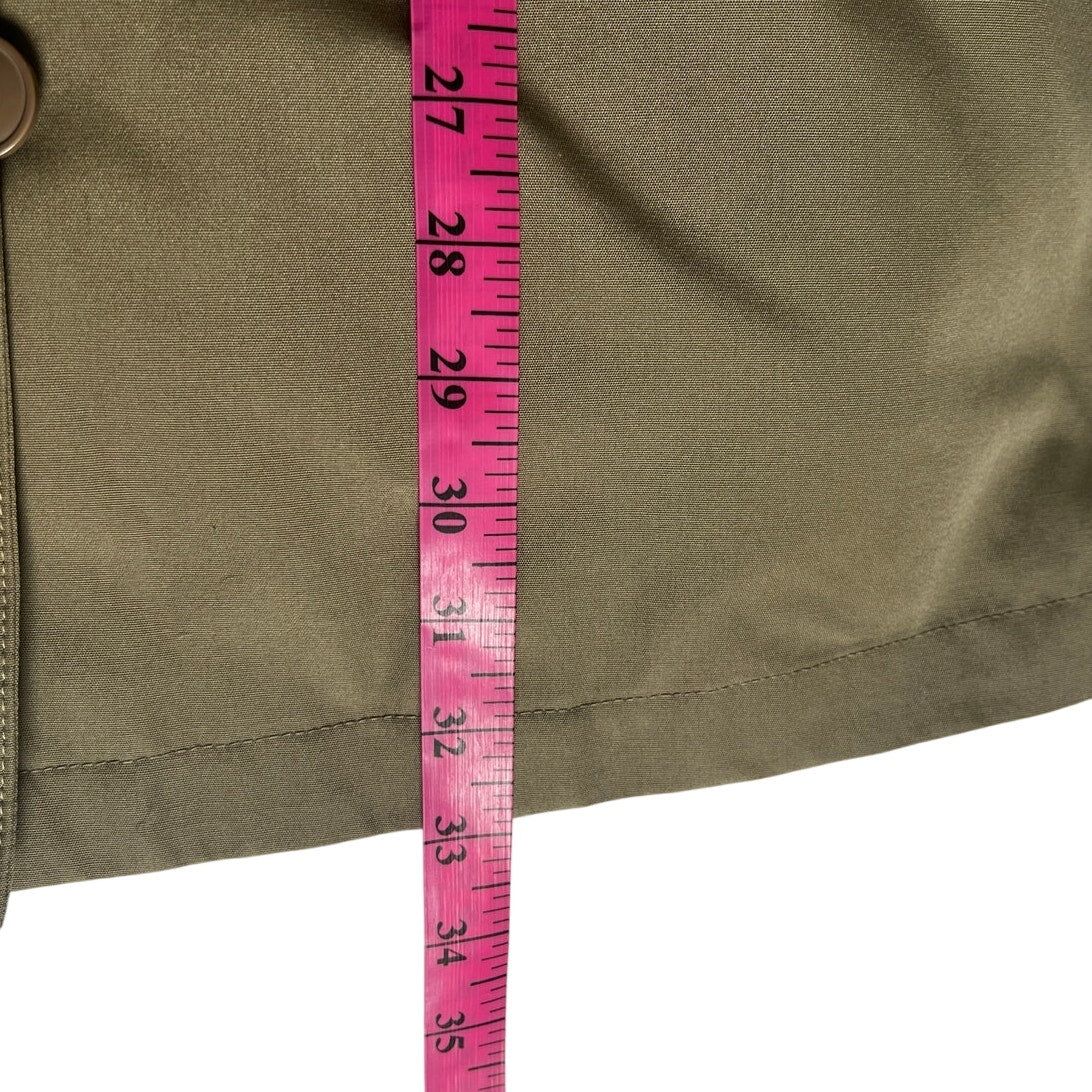 Vintage Misty Harbor Fur Lined Cropped Trench Coat Size 8