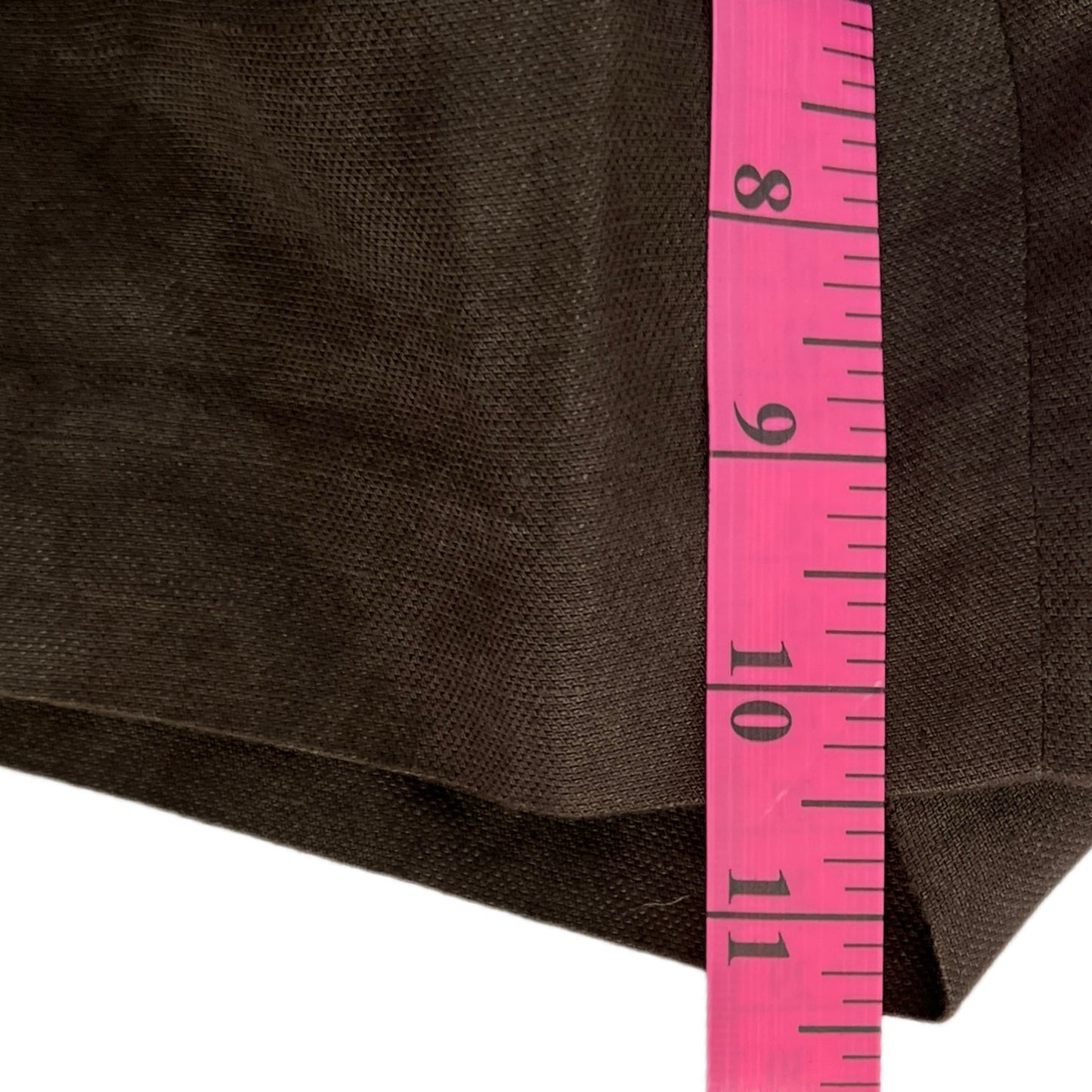 Elisabeth by Liz Claiborne Brown Linen Blend High Waist Shorts/16 (Fits Large)