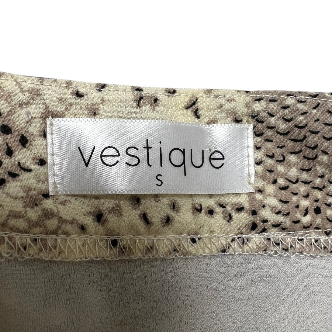 Vestique Snake Print Button Front Midi Skirt NWOT / Small