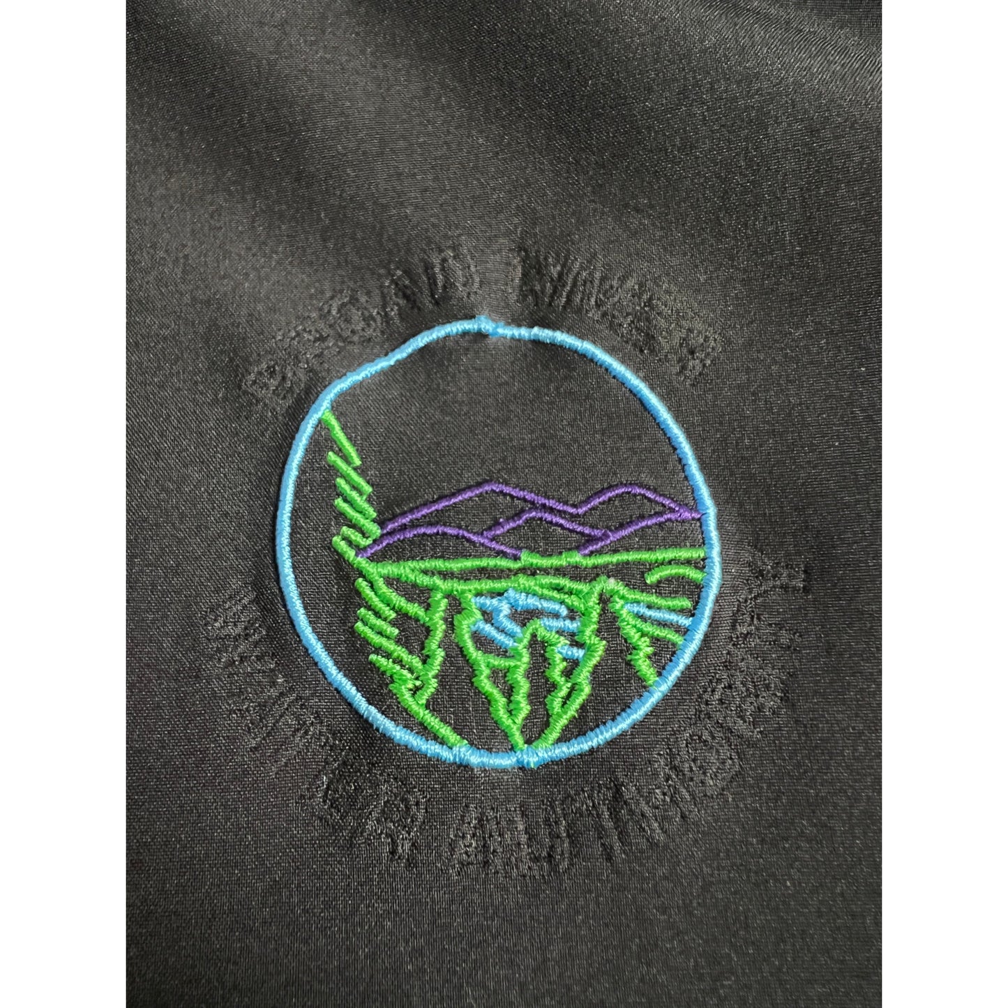 Eddie Bauer Fleece Lined Jacket - Black, Embroidered, Large