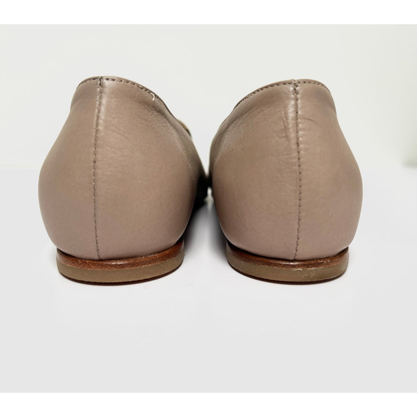 AGL Attilio Giusti Leombruni Taupe & Snake Cap-Toe Loafer 7