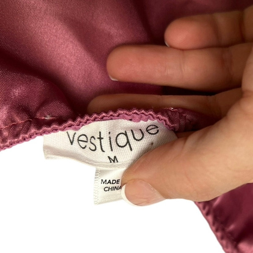 Vestique Satin Look Slip Mini Dress/M