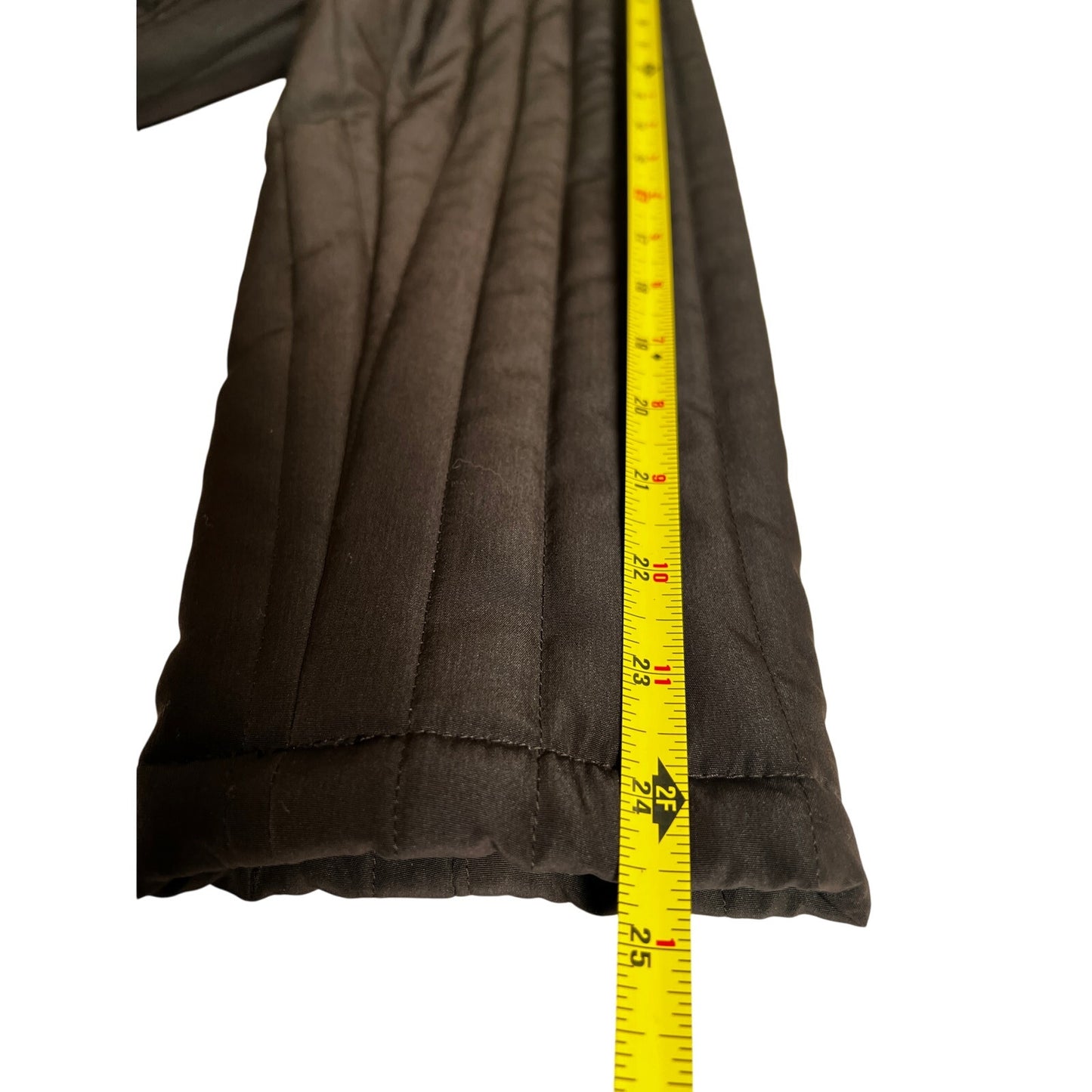 Braetan Brown Quilted Jacket with Removable Faux Fur Collar 1X