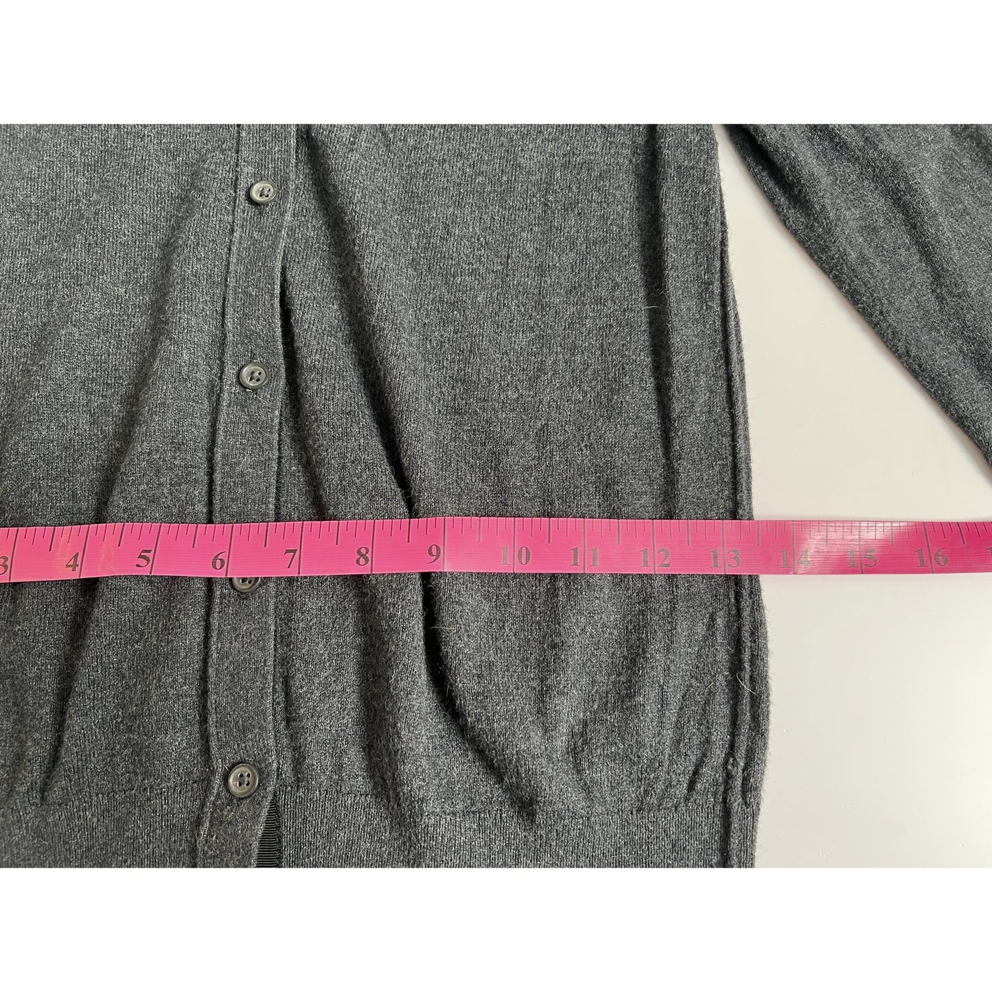 Ann Taylor LOFT Rhinestone Trim Charcoal Carigan XS