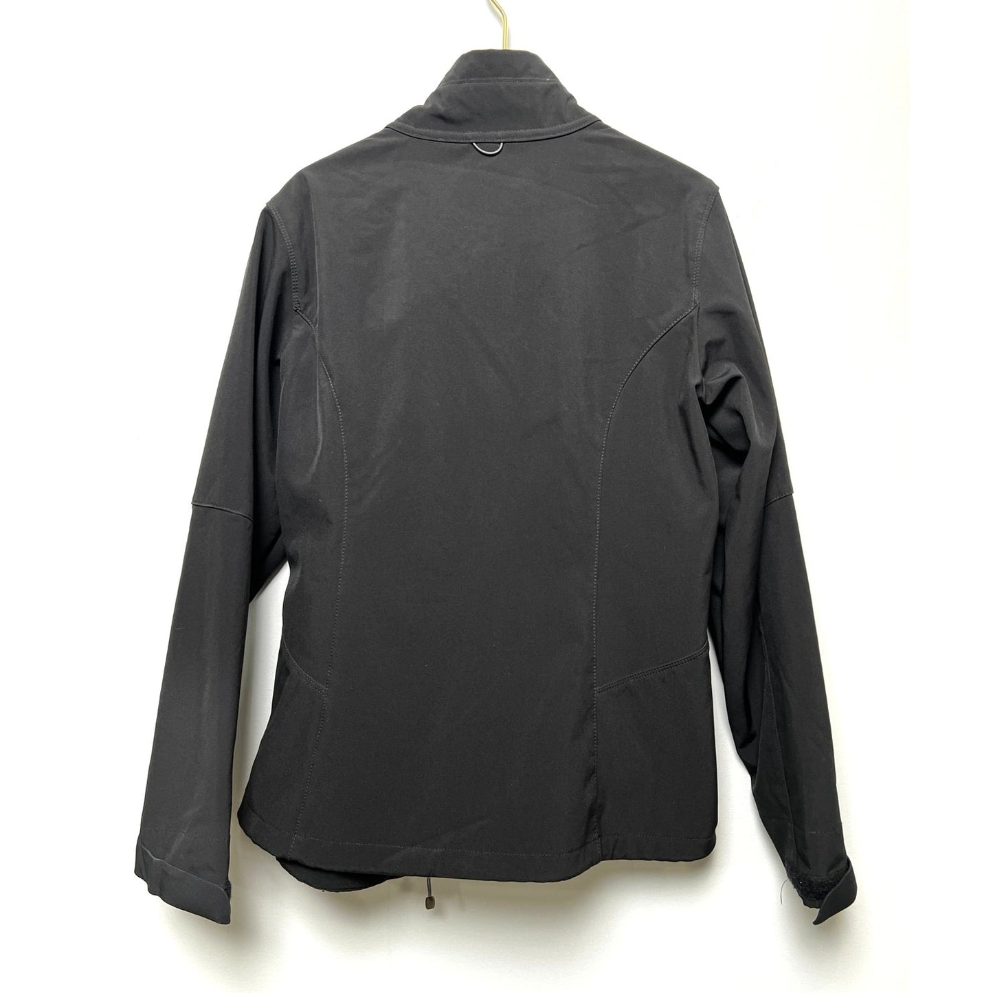 Eddie Bauer Fleece Lined Jacket - Black, Embroidered, Large