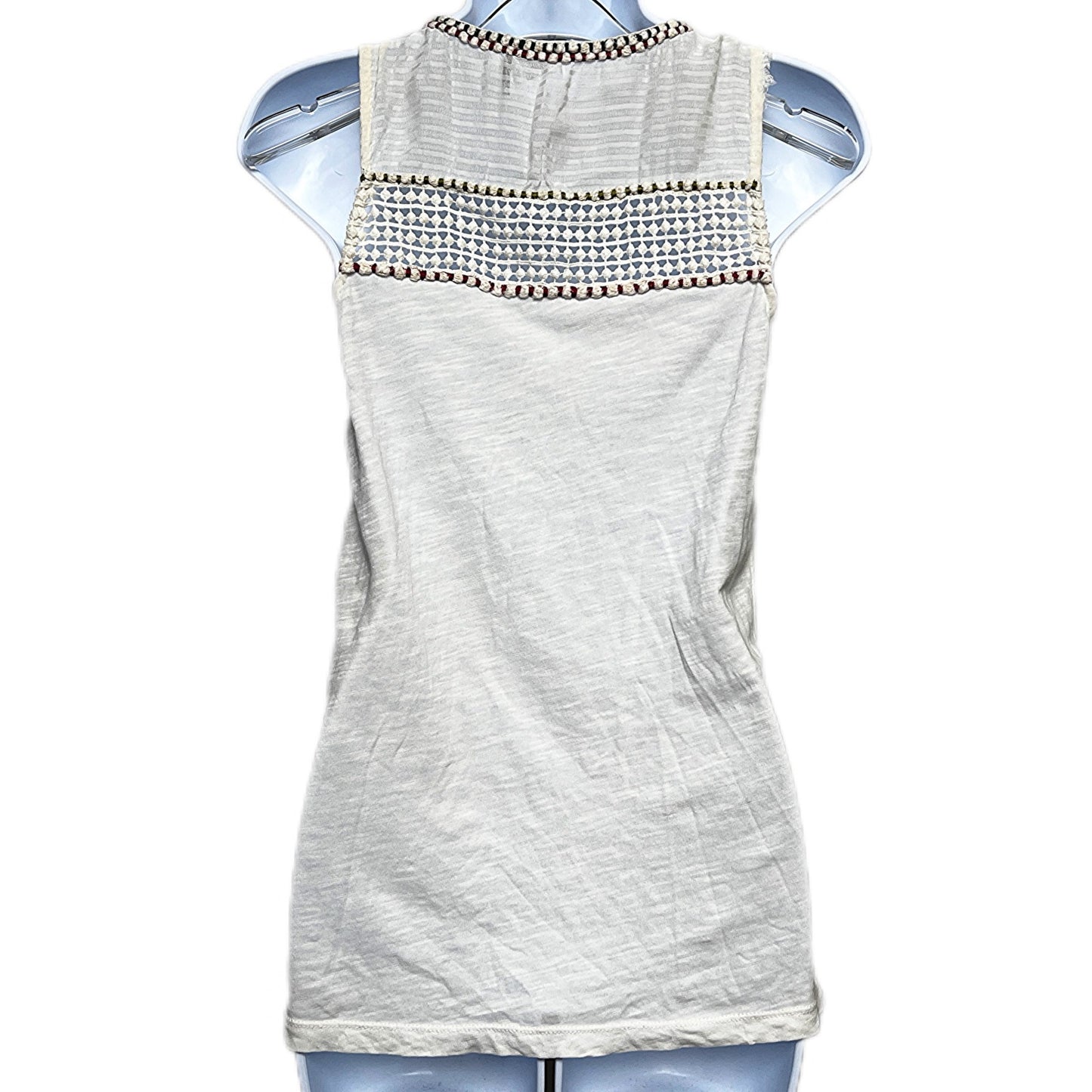 Anthropologie Akemi + Kin Boho Eyelet Knit Sleeveless Top/XS