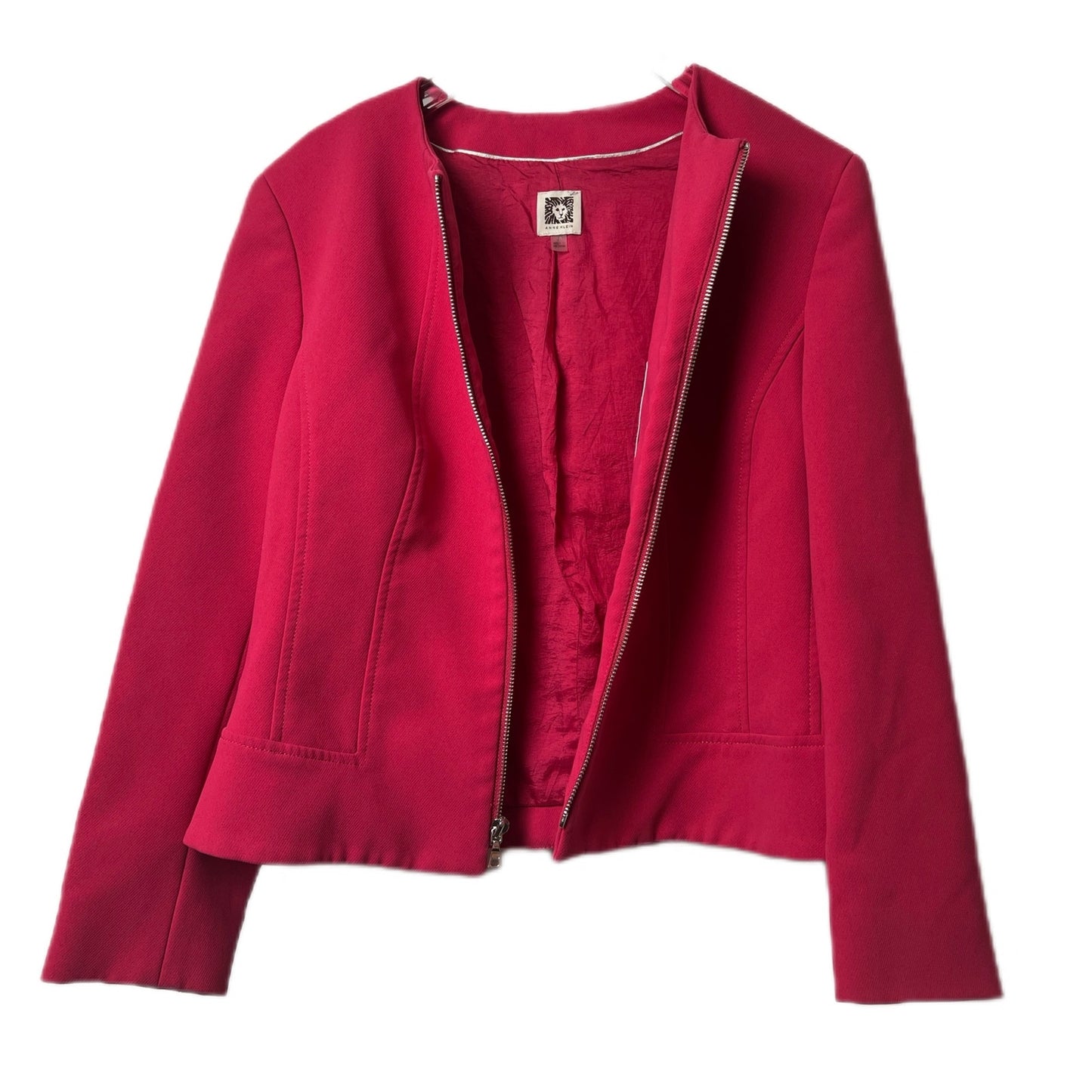 Anne Klein Zip Front Jacket -Fuschia/10