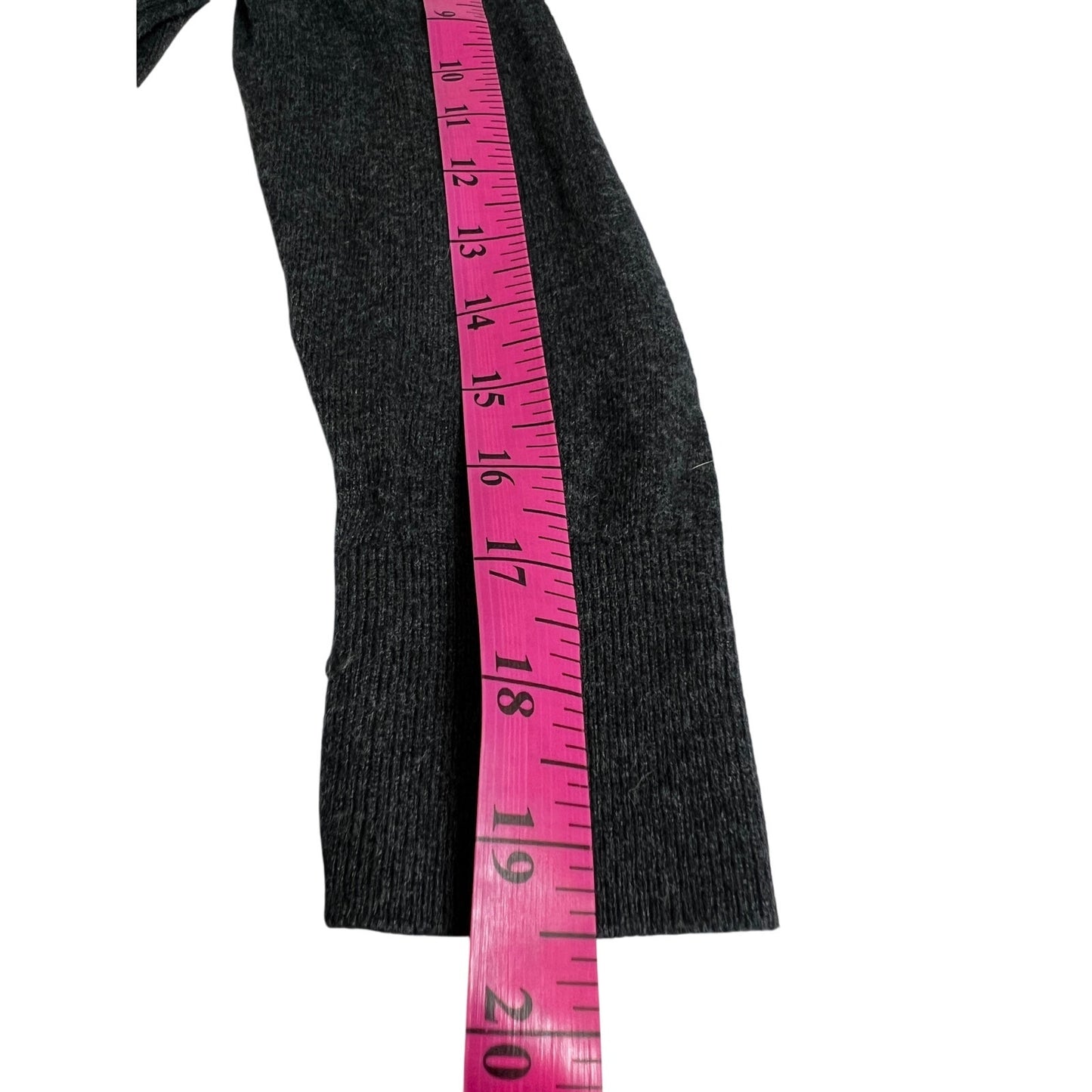 Ann Taylor LOFT Rhinestone Trim Charcoal Carigan XS