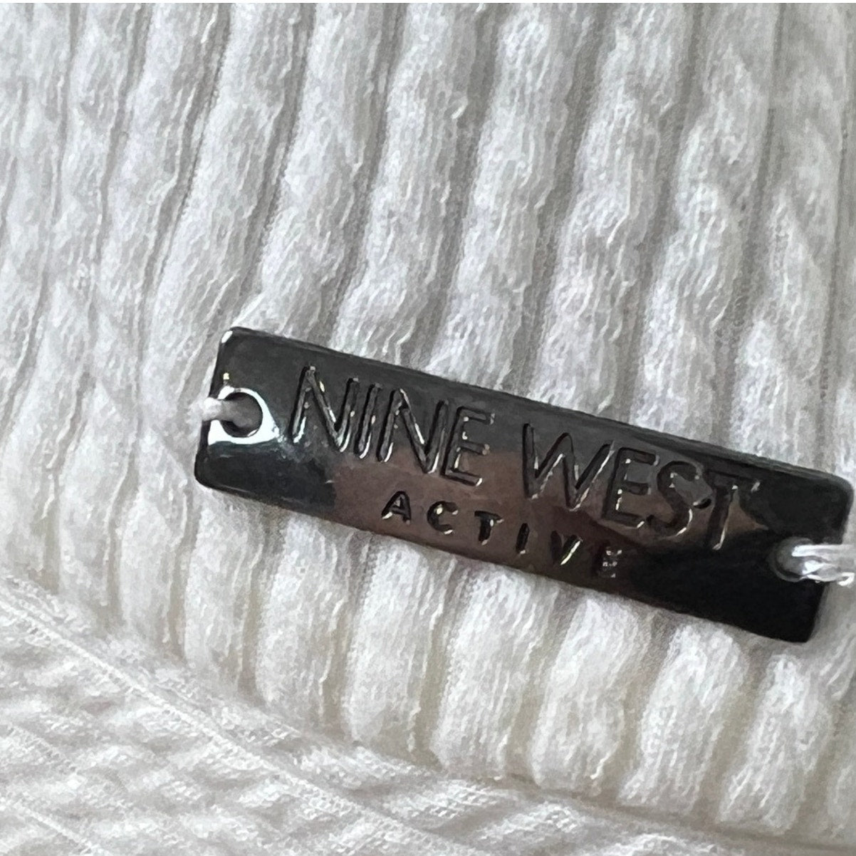 Nine West Active Textured Athleisure Pullover Sweatshirt L