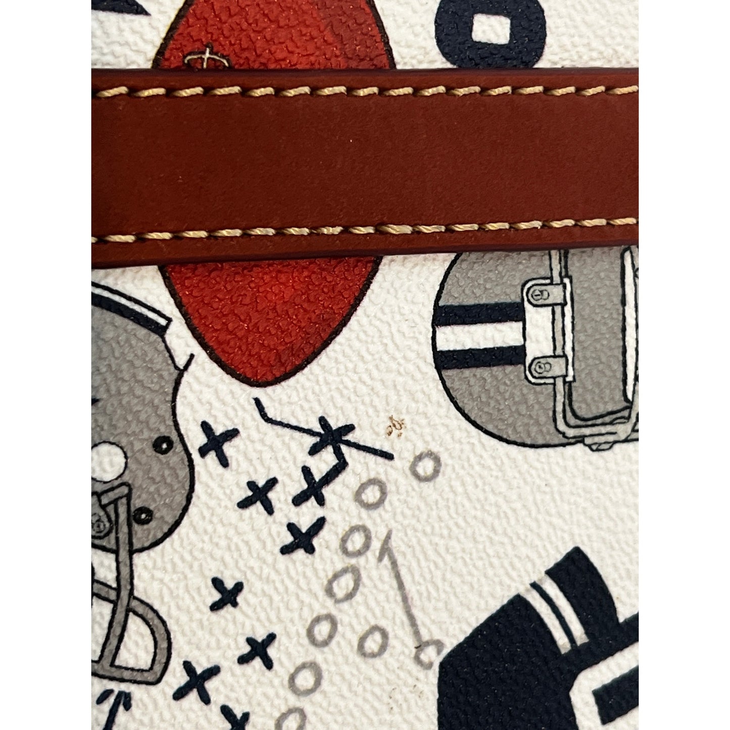 Dooney & Bourke Cowboys Gameday Zip Satchel Small