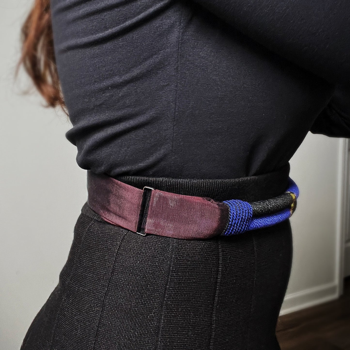 Vintage 80s Carolyn Tanner Designs Adjustable Waist Belt