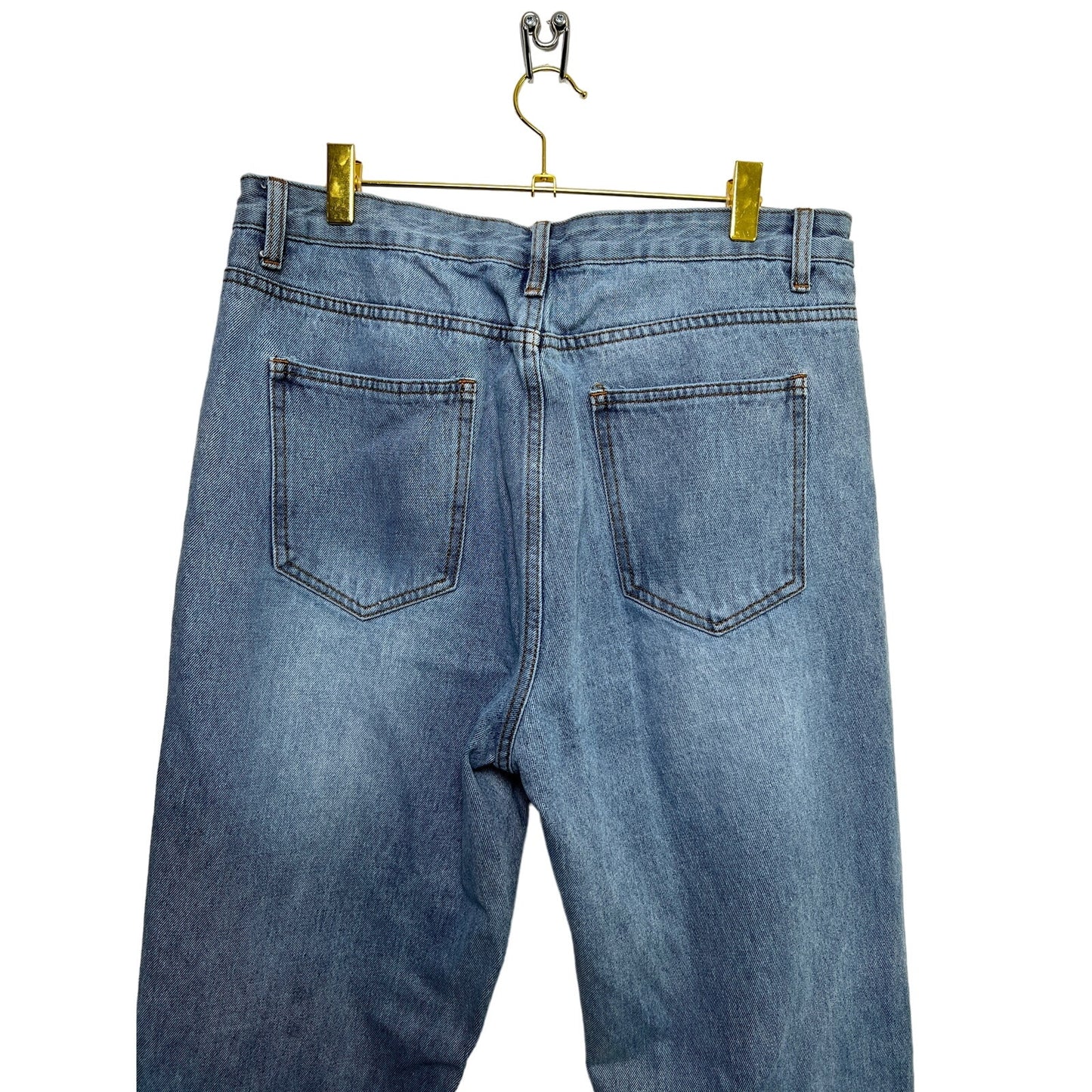 Lioness Side Slit Straight Leg Jeans/L