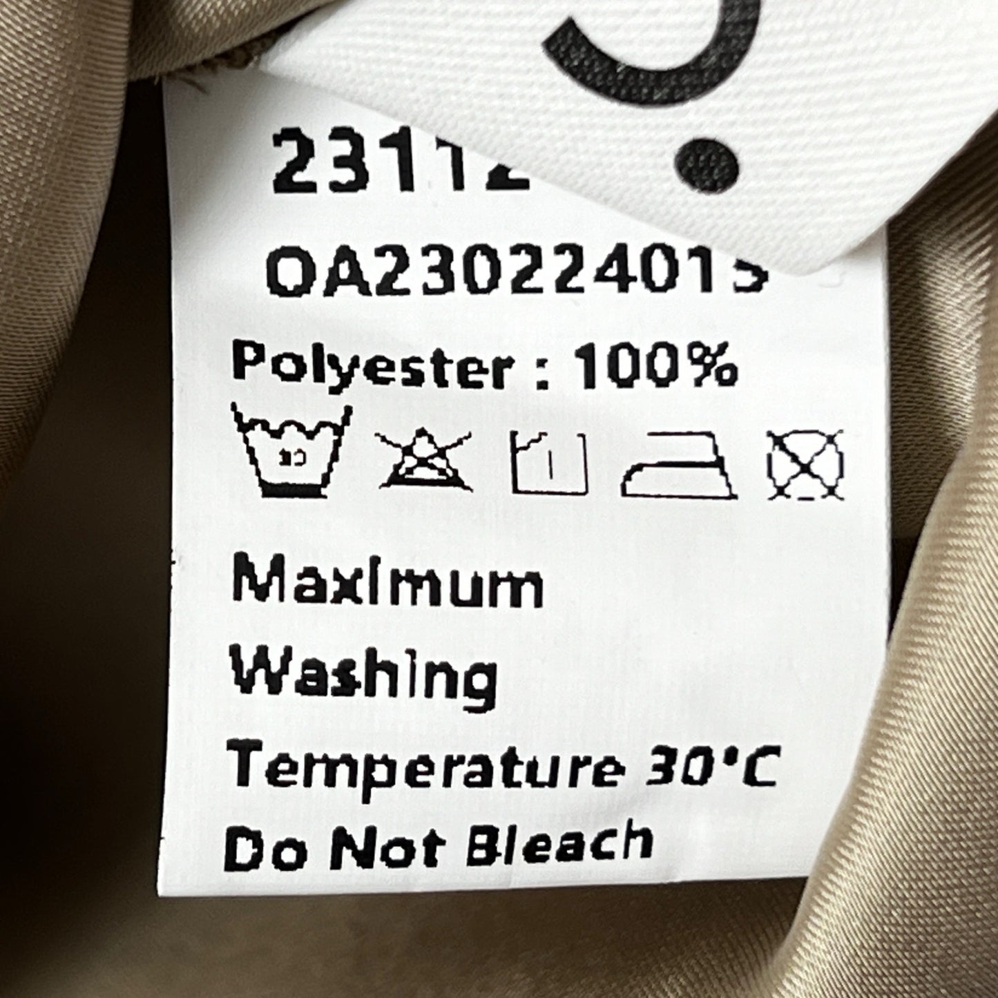 Commense Leisure Satin Blouse Khaki/XS