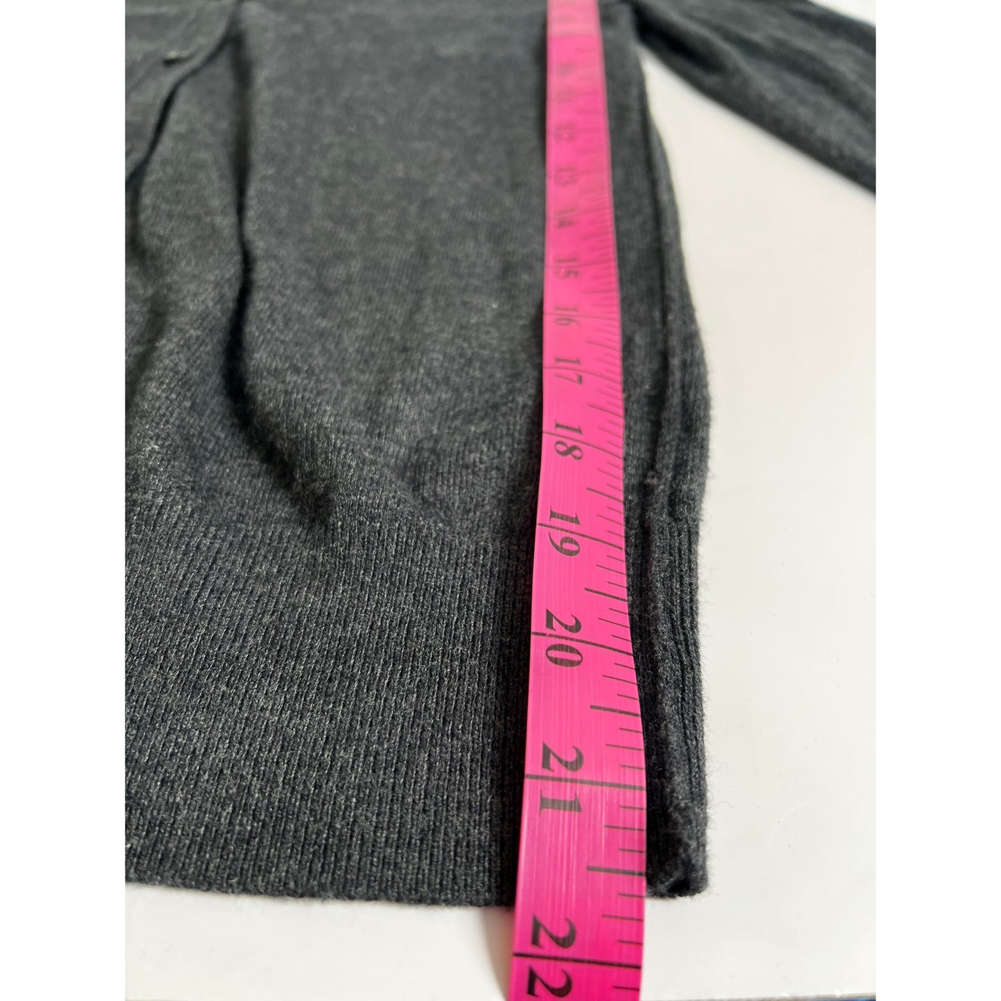 Ann Taylor LOFT Rhinestone Trim Charcoal Carigan XS