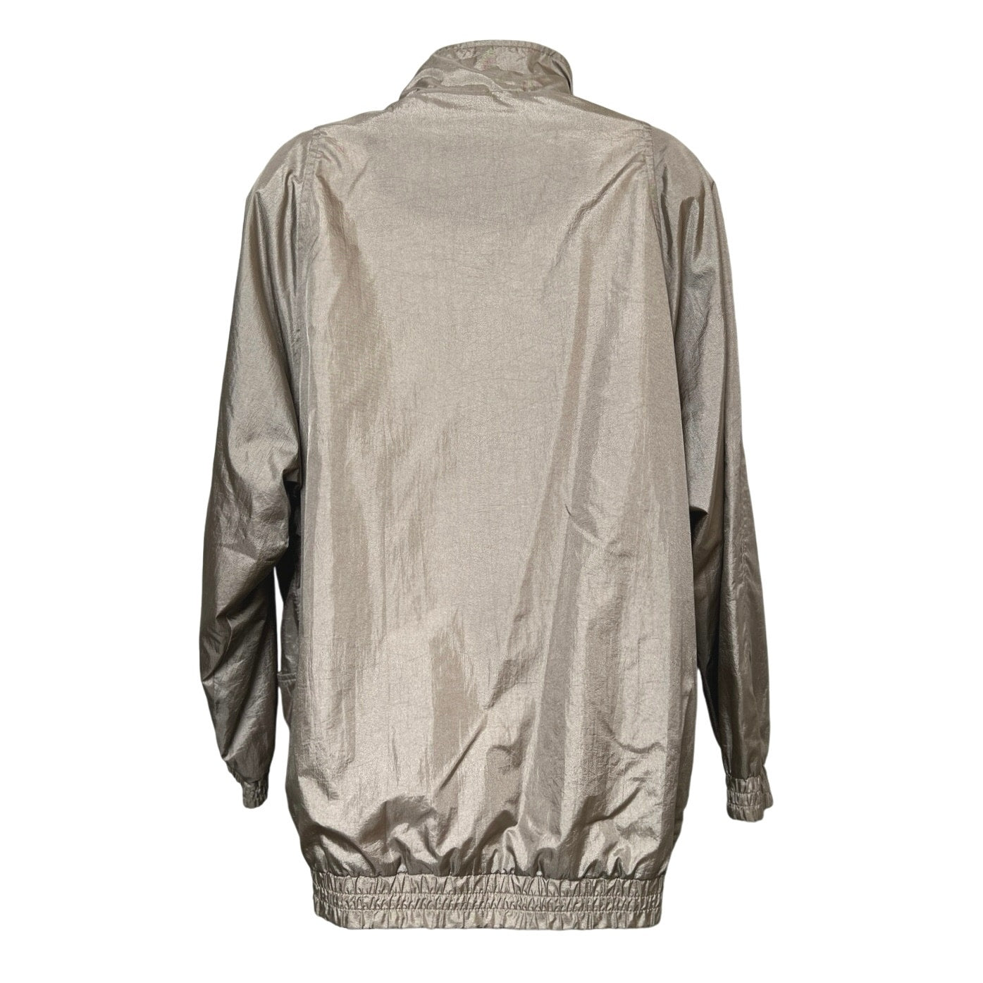 Haband! Vintage 90s Metallic Champagne Windbreaker/L