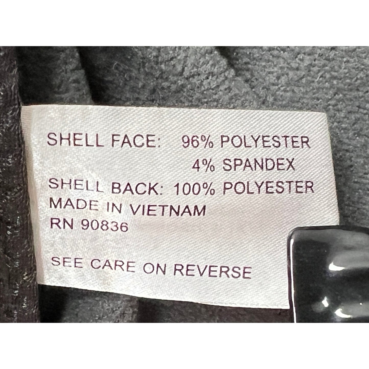 Eddie Bauer Fleece Lined Jacket - Black, Embroidered, Large