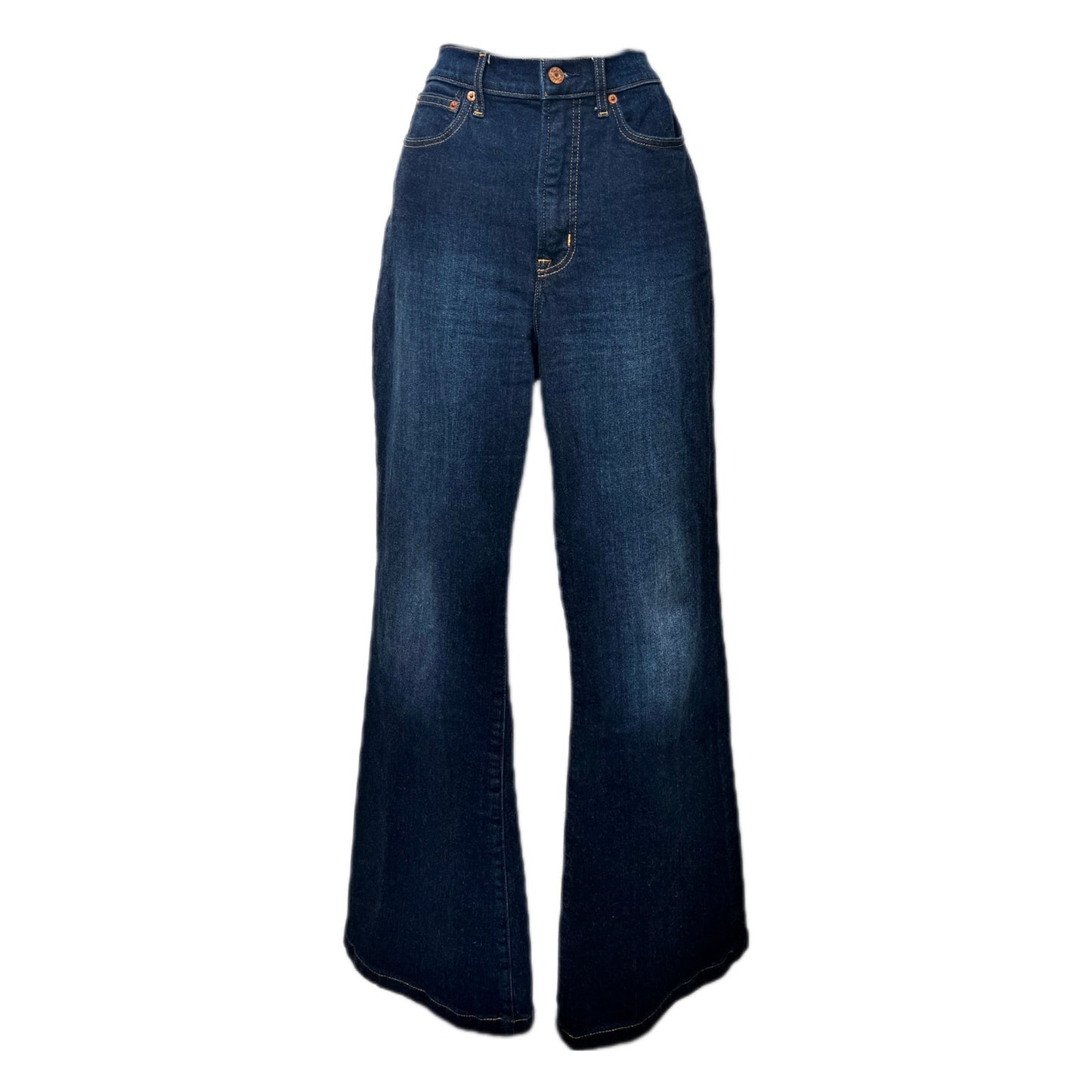Gap High Rise '70s Flare Jeans Dark Wash 30/10