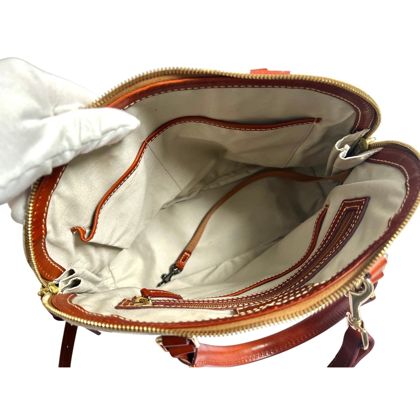 Dooney & Bourke Cowboys Gameday Zip Satchel Small