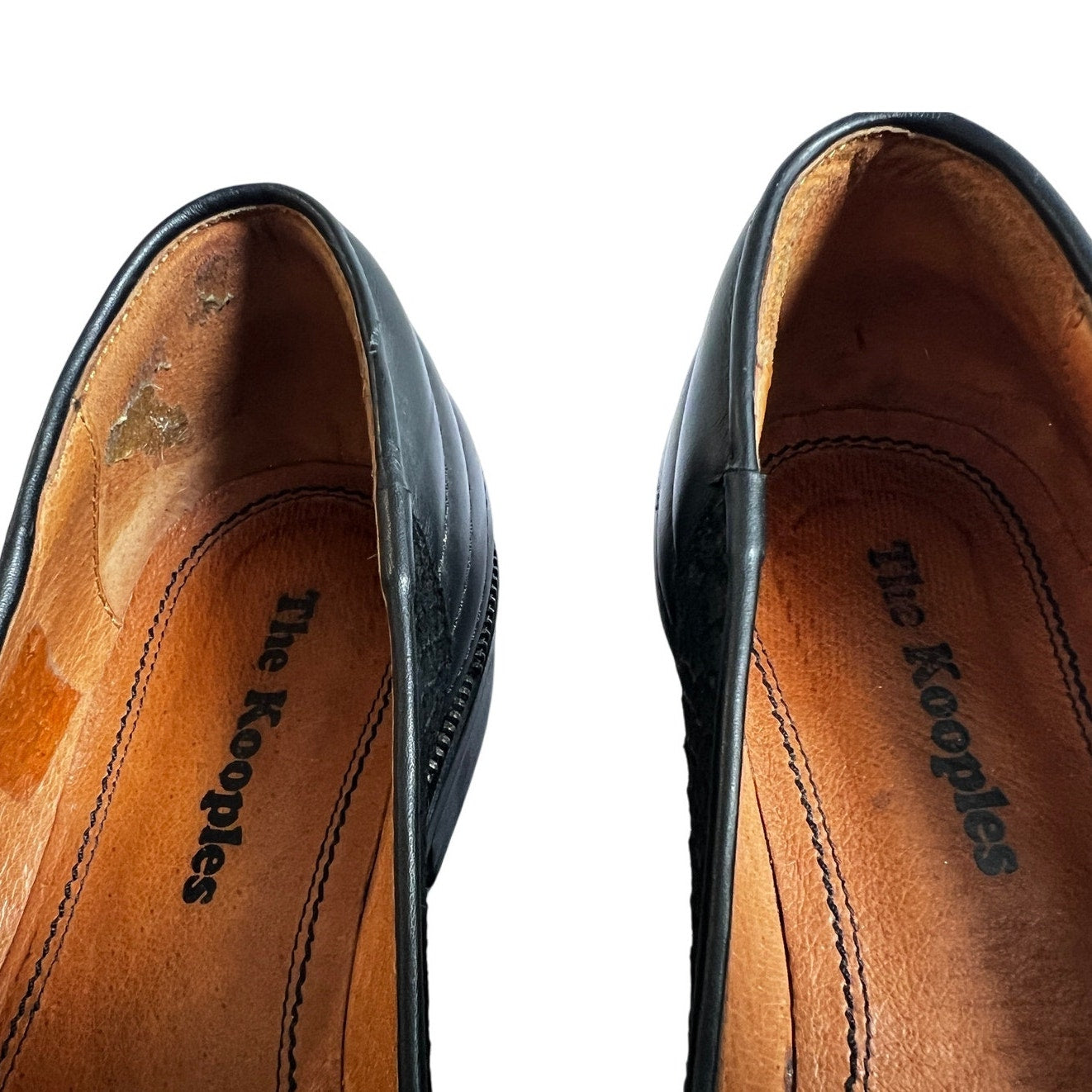 The Kooples Black Python Suede and Leather Loafer 7