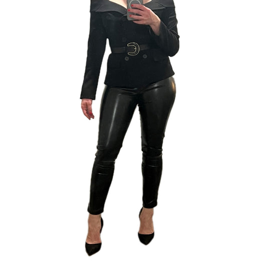 Parisian Faux Leather Pants/8