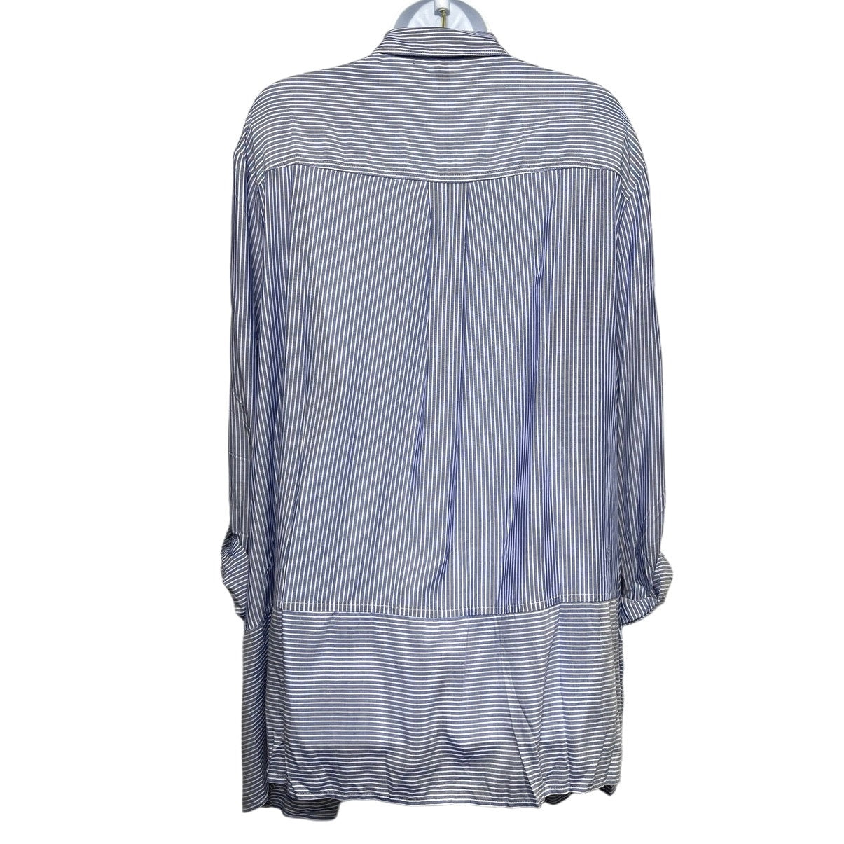 Jones New York Signature Striped Button-Up Shirt/US2X