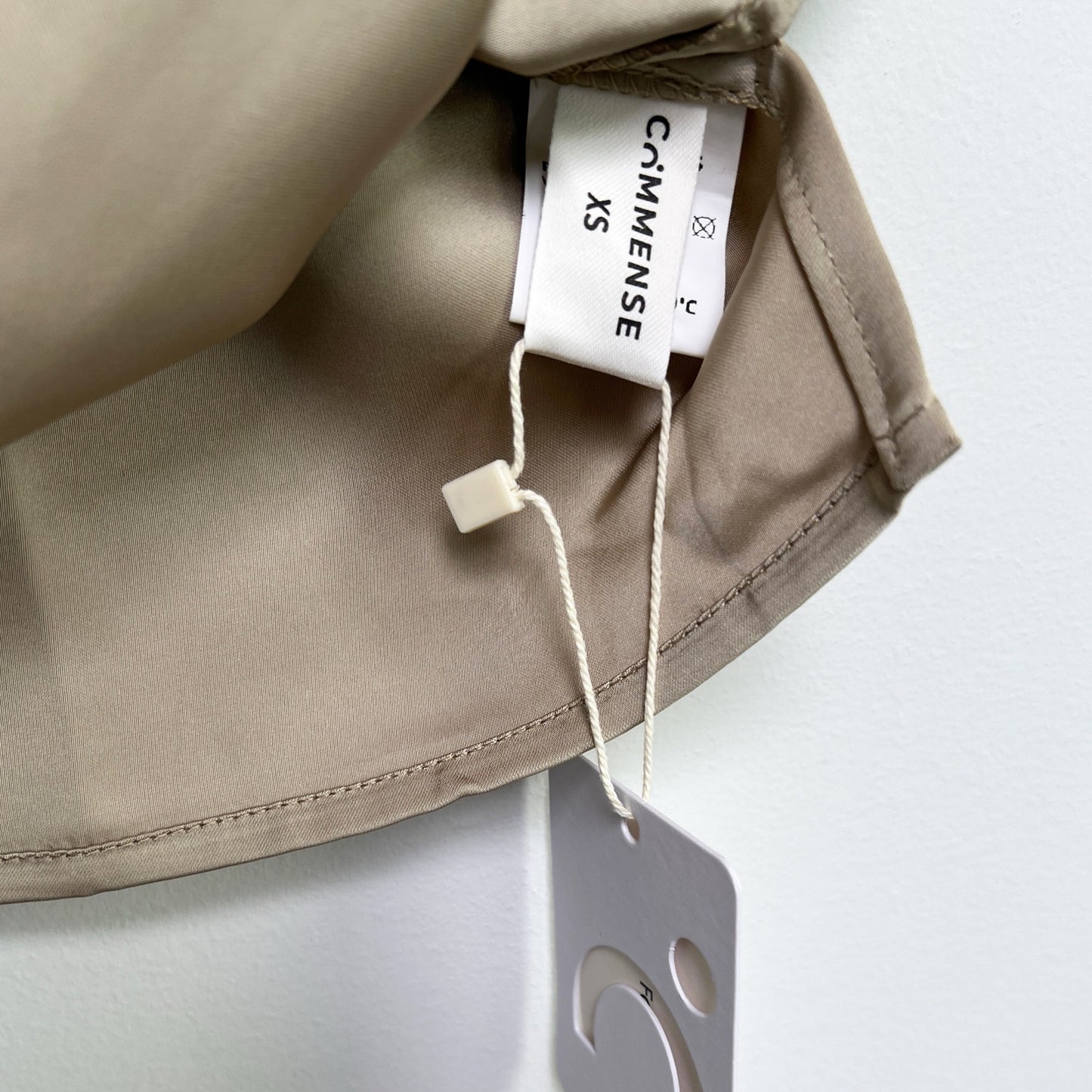 Commense Leisure Satin Blouse Khaki/XS