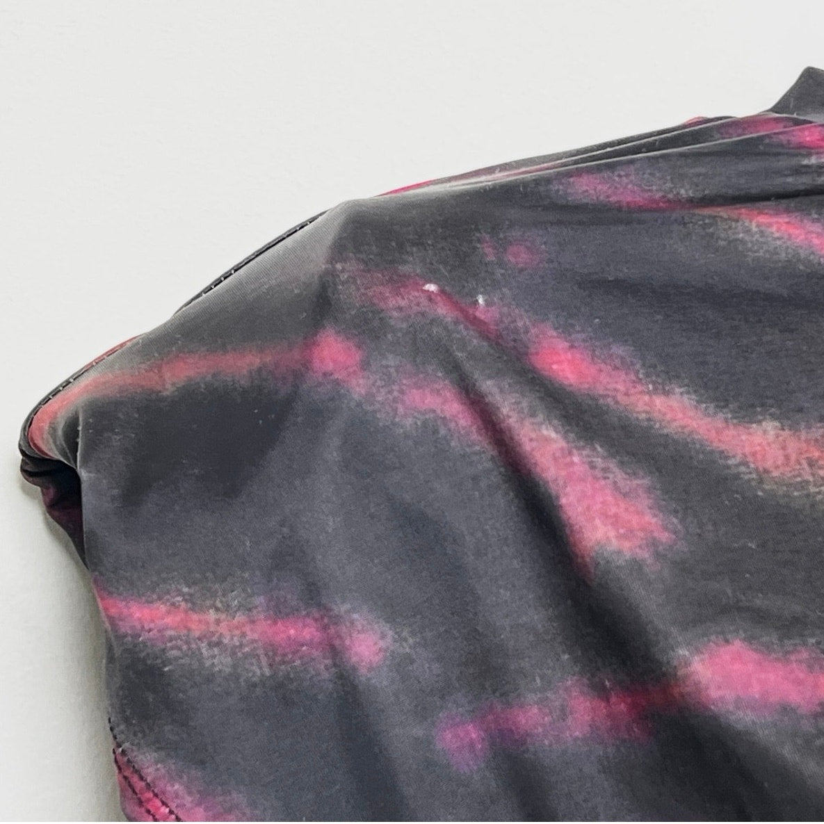 AFRM Billie Shoulder Pad Crew Neck Drop Arm Draped Top M