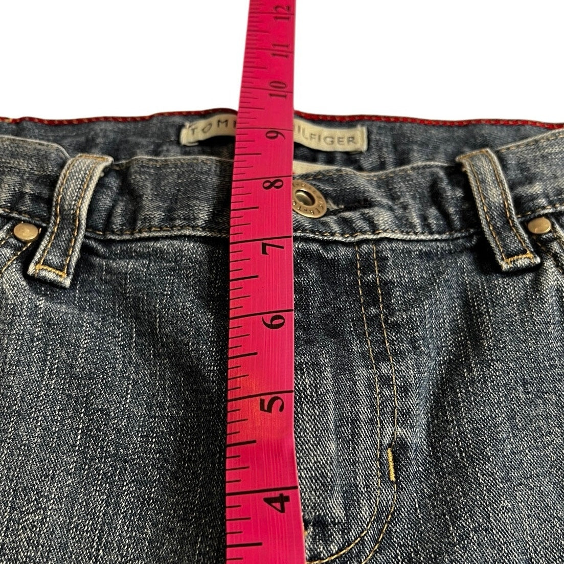 Vntg Y2K Tommy Hilfiger Low Rise Flare Jeans 6