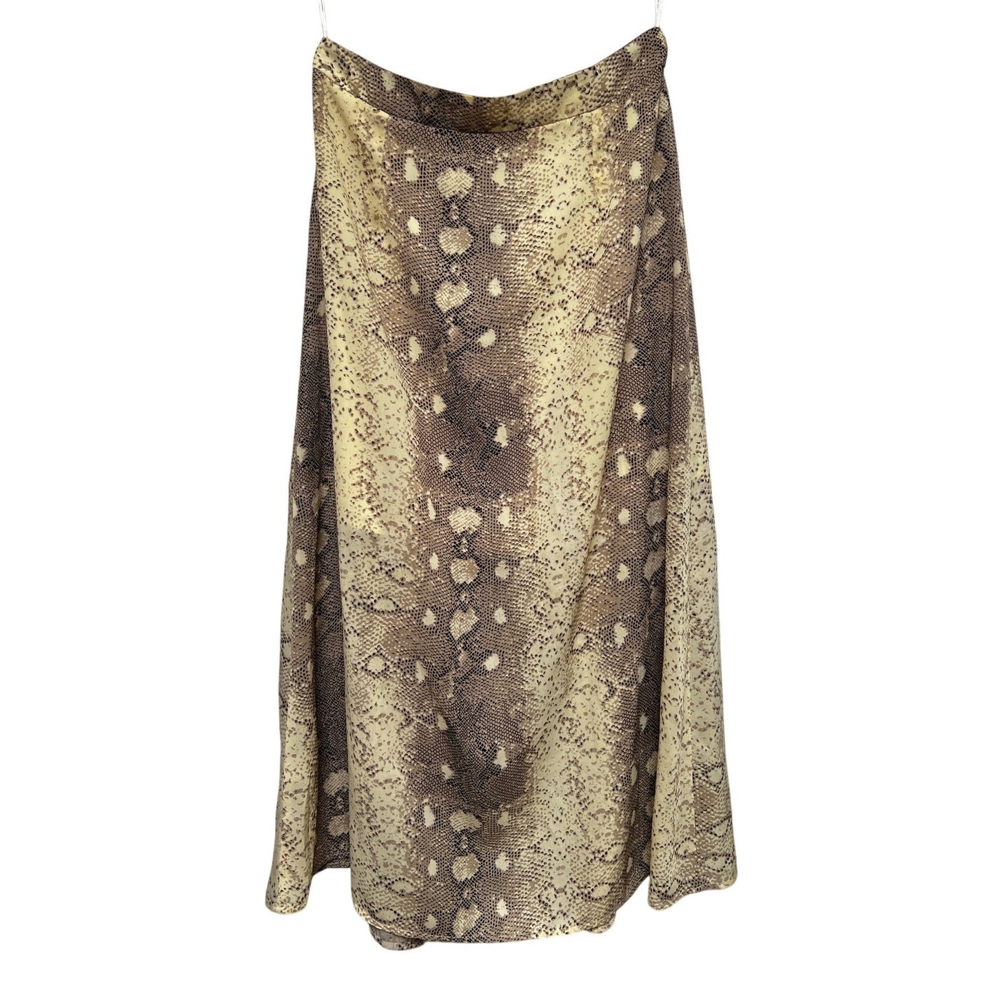 Vestique Snake Print Button Front Midi Skirt NWOT / Small