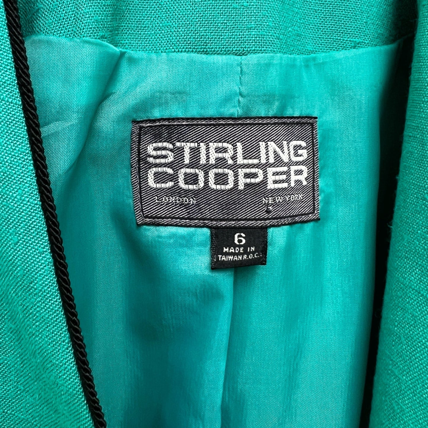 Vintage 90s Stirling Cooper Single-Button Blazer Size 6