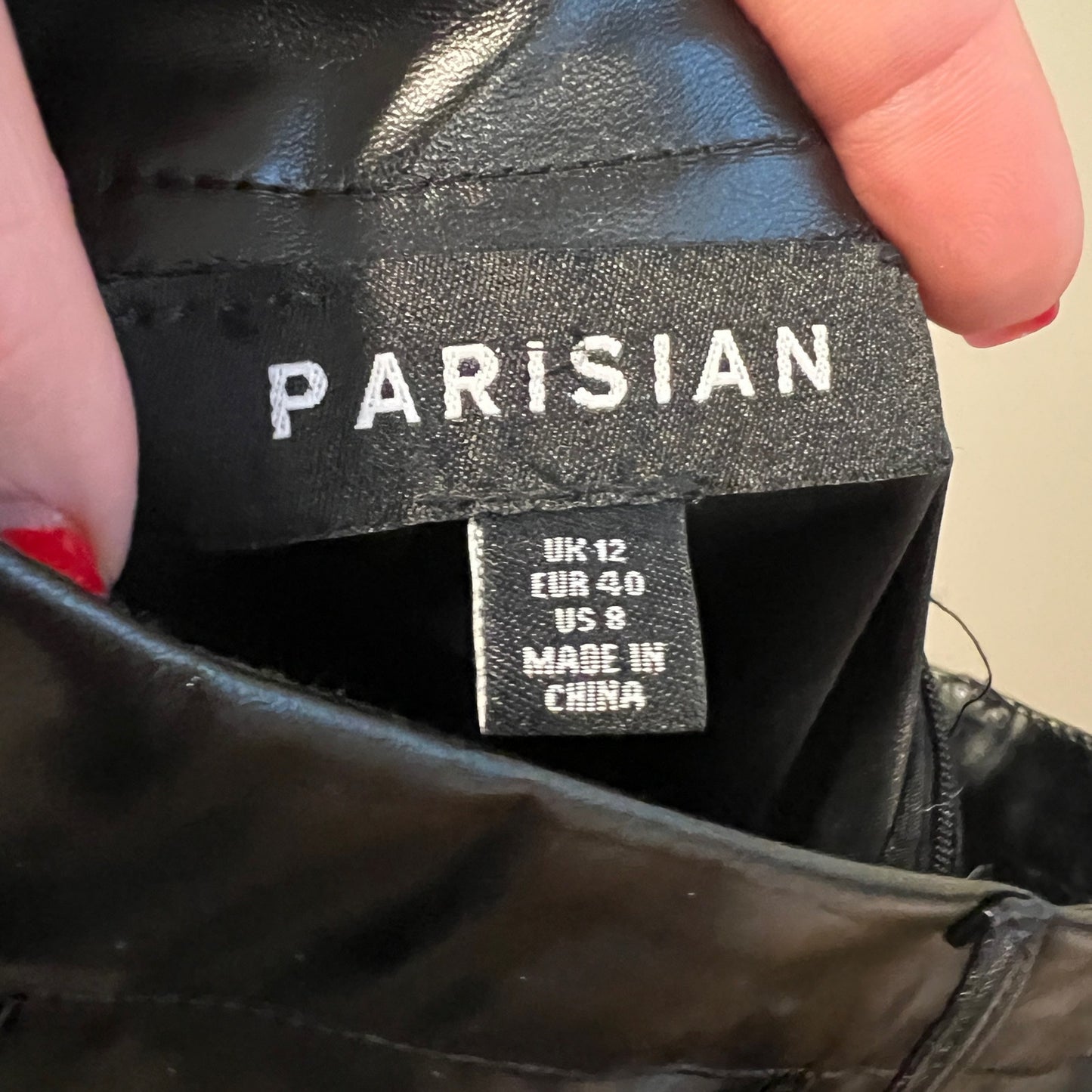 Parisian Faux Leather Pants/8