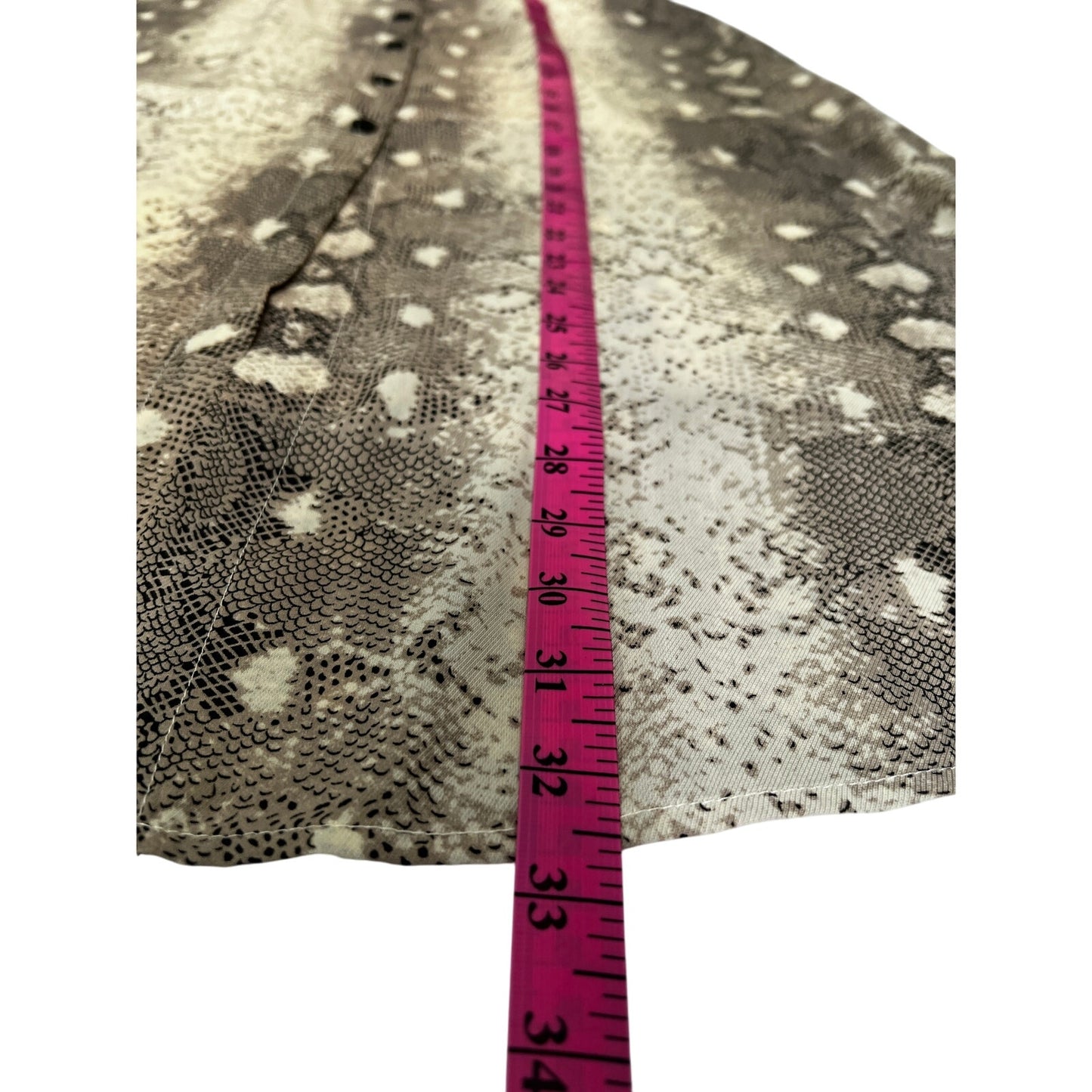 Vestique Snake Print Button Front Midi Skirt NWOT / Small