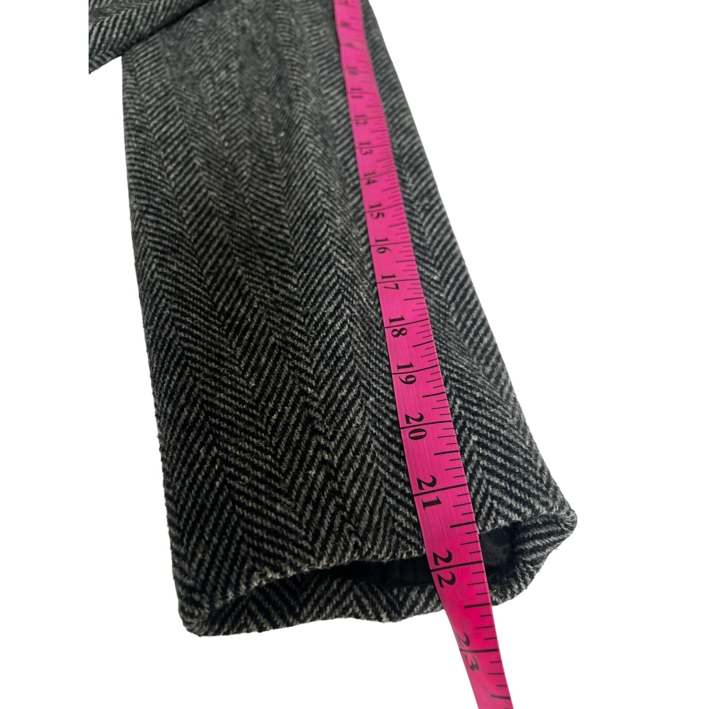 Vintage 60s Bambi Fashions Herringbone A-Line/Mod/Swing Coat