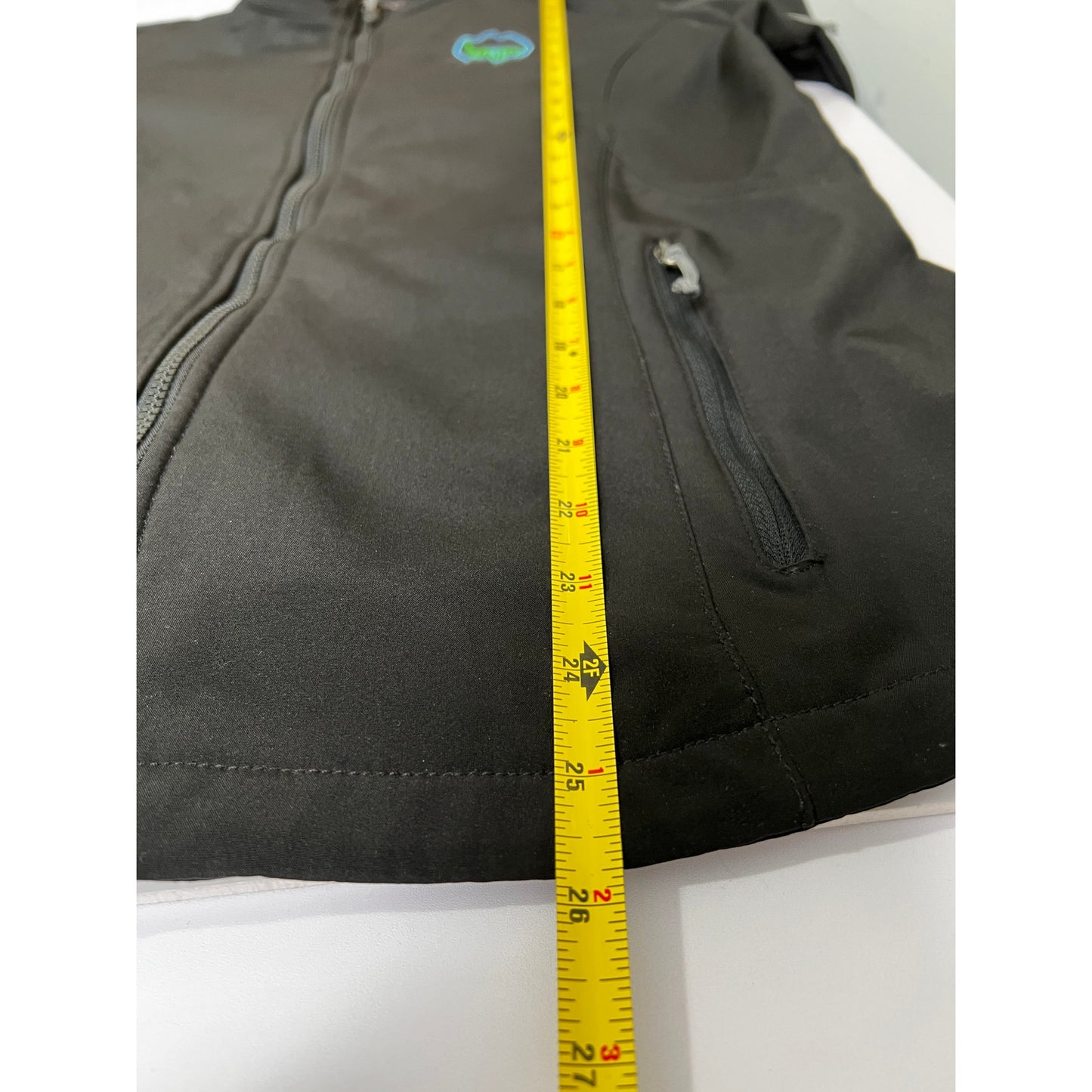 Eddie Bauer Fleece Lined Jacket - Black, Embroidered, Large