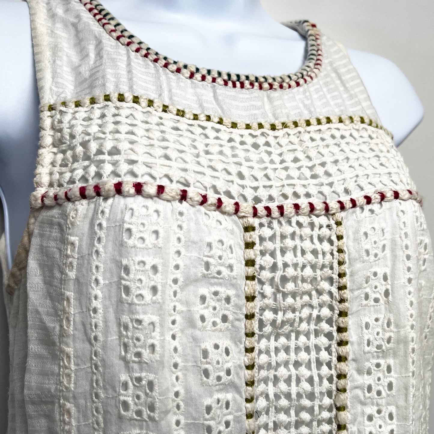 Anthropologie Akemi + Kin Boho Eyelet Knit Sleeveless Top/XS