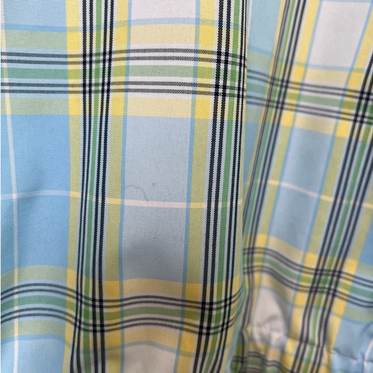 LizGolf x Liz Claiborne Plaid Women's 1/4 Zip Windbreaker L