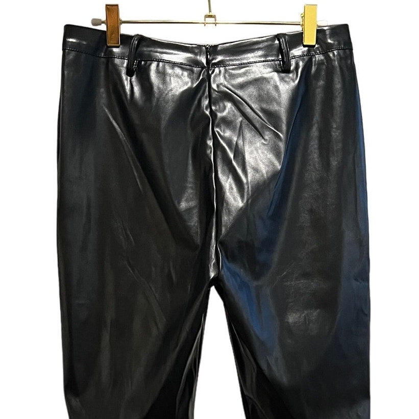 Parisian Faux Leather Pants/8