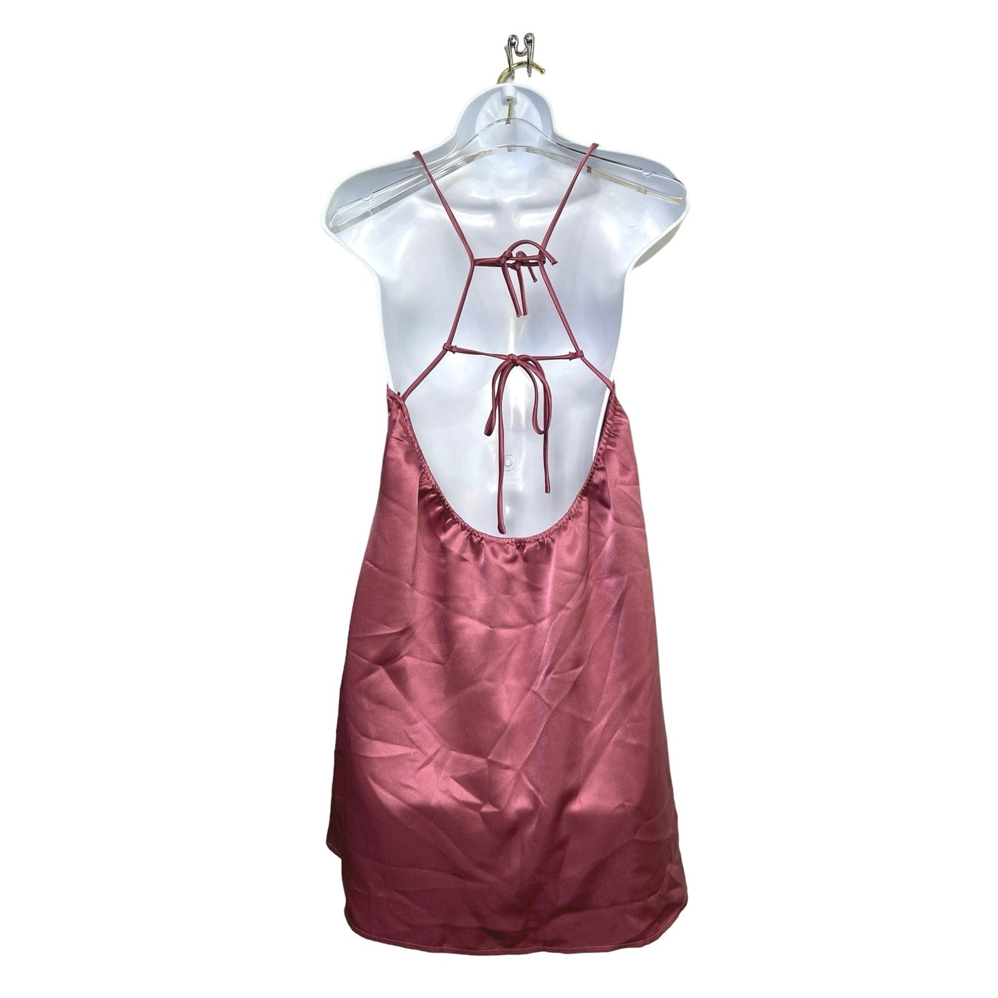 Vestique Satin Look Slip Mini Dress/M