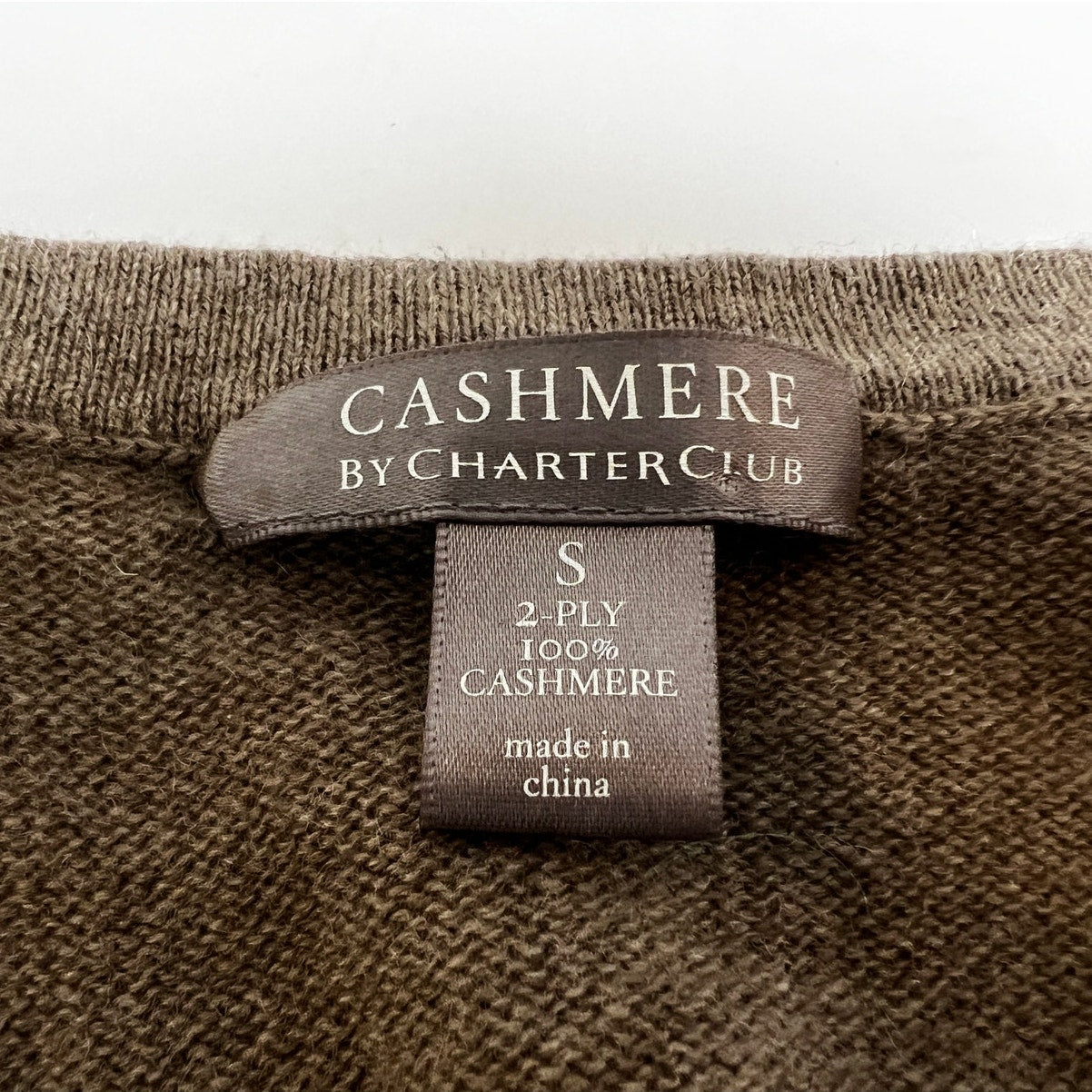 Charter Club 100% 2-Ply Cashmere Long Cardigan Sweater/S