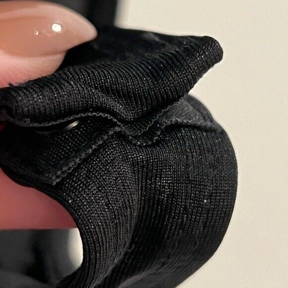 River Island Shoulder Pad Bodysuit Black Size US 4