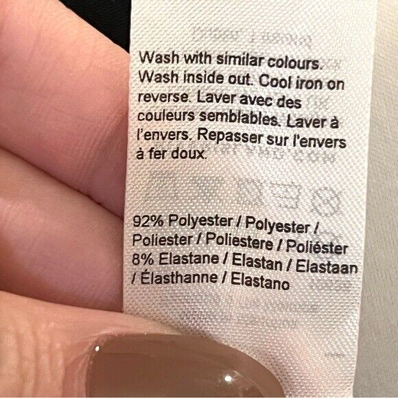 River Island Shoulder Pad Bodysuit Black Size US 4