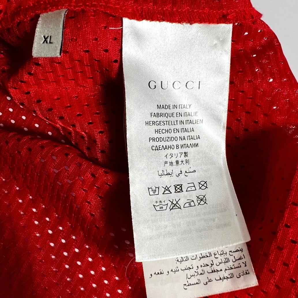 GUCCI 2017 L’Aveugle Par Amour Red Jersey T-Shirt XL