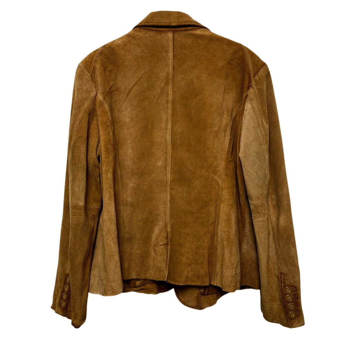 Vintage 90s Preston & York Camel Suede Jacket XL