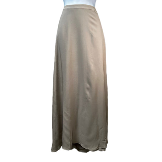 Doncaster Collection Beige Maxi Skirt/Size 14