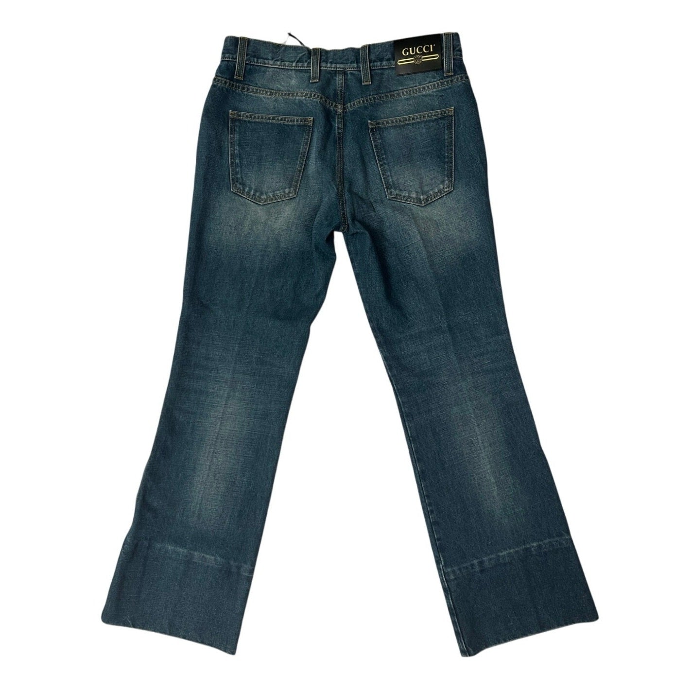 GUCCI Quelle Qu'en Soit La Saison Patch Flair Jeans Women 34