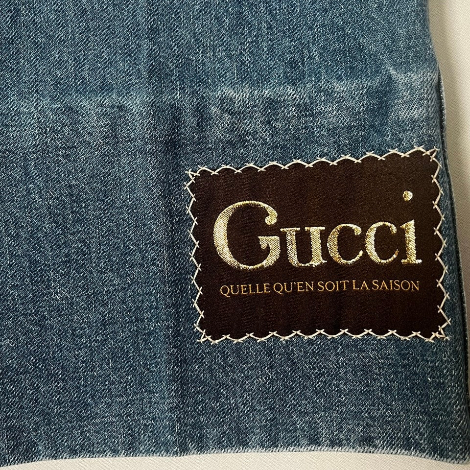 GUCCI Quelle Qu'en Soit La Saison Patch Flair Jeans Women 34