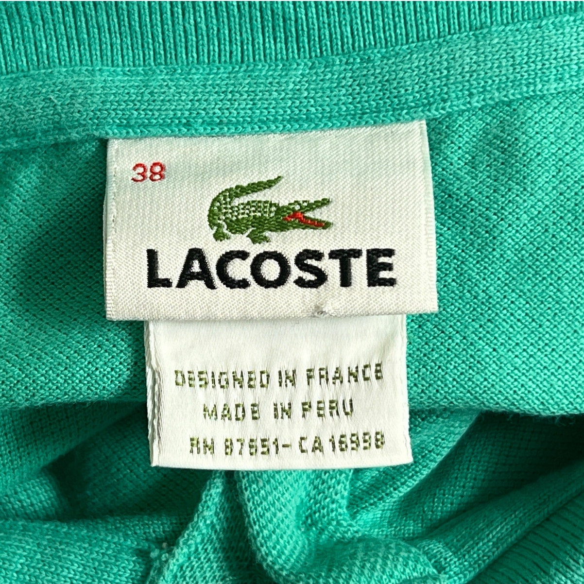 Lacoste Classic Polo Shirt/Small/38/US6